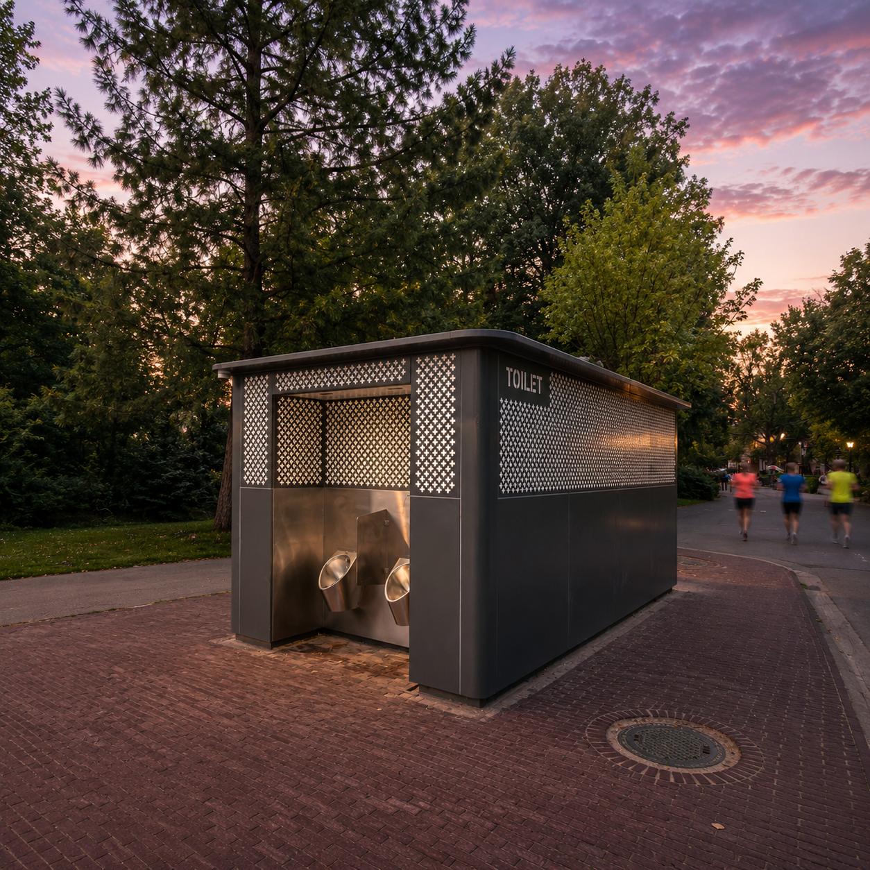 Sanitronics-Öffentliche Toilette im Oosterpark